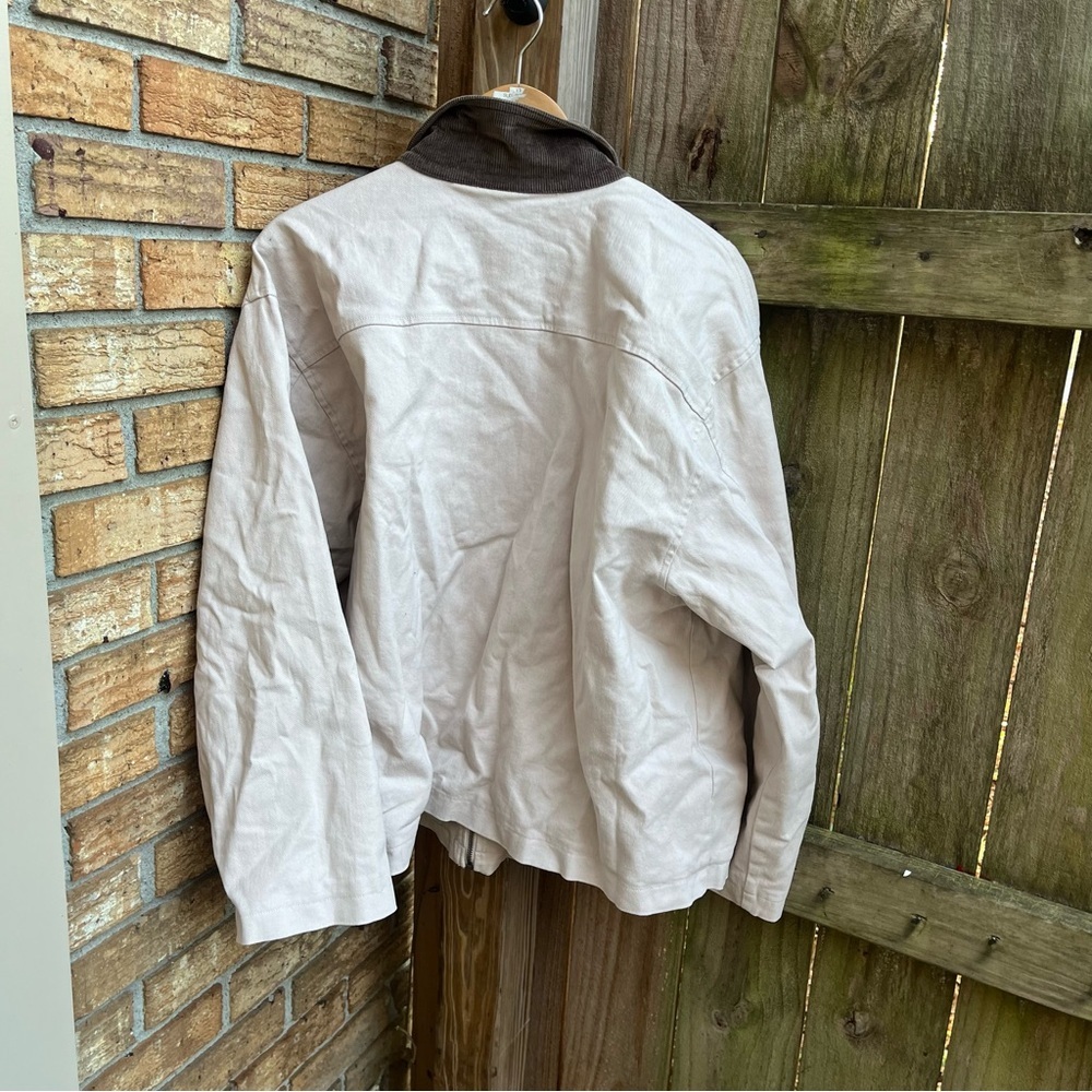 Wild Fable Women's Twill 90's Barn Field Jacket - Tan 1X - Picture 4 of 4